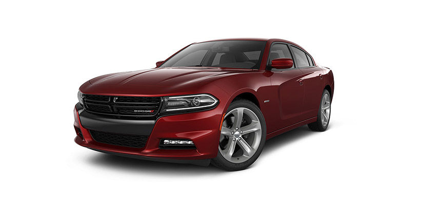 Vista frontal del Dodge Charger R/T 2016