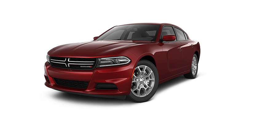 Vista frontal del Dodge Charger SE AWD 2016