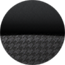 Se muestra tela premium Black Sedoso con inserciones con diseño a cuadros, costuras decorativas en Tungsten y logo Bee bordado <br>Estándar en paquete R/T Scat