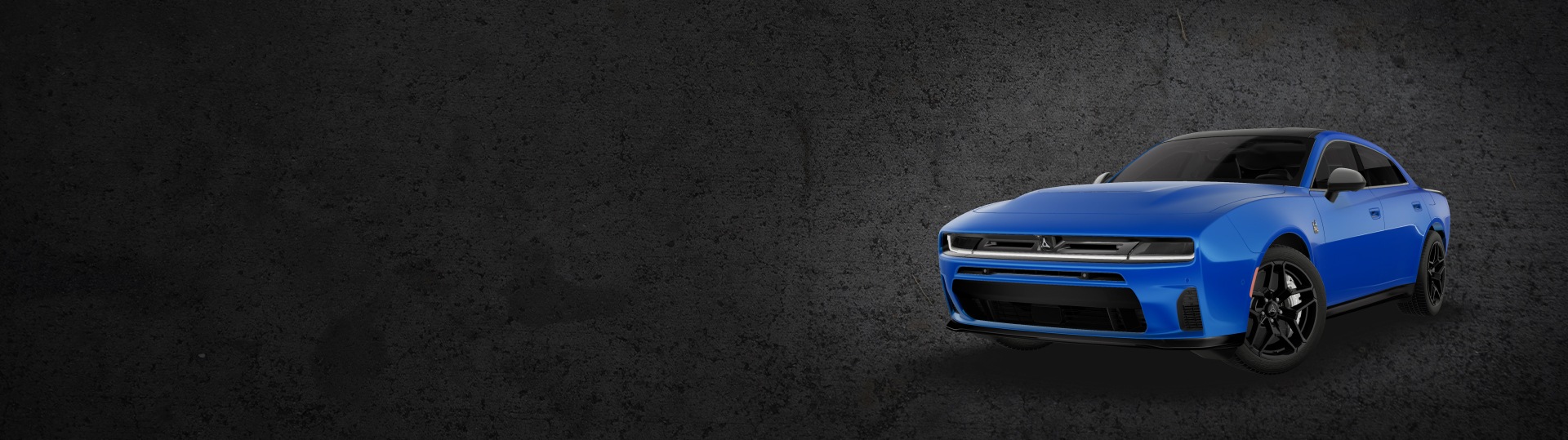 Un Bludicrous Charger 2026 de 4 puertas Scat Pack Plus con techo negro