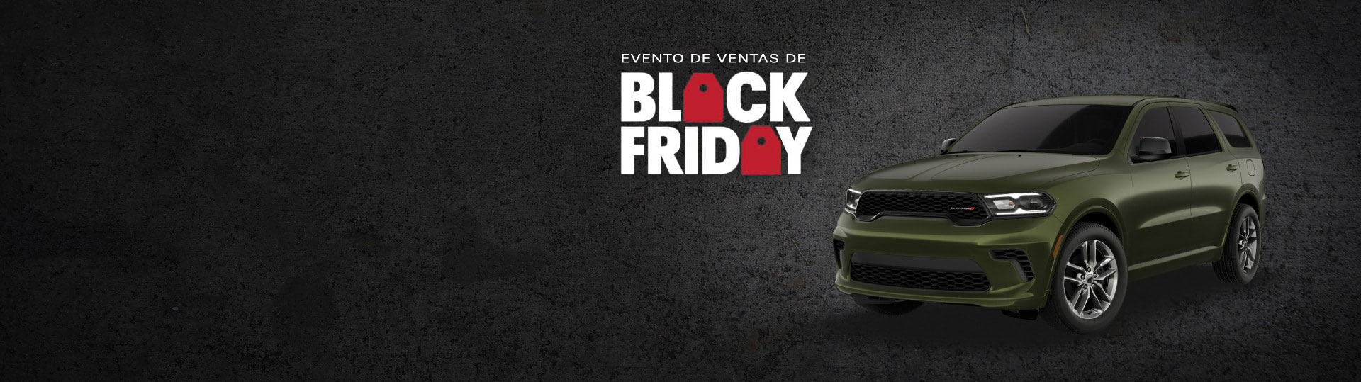 Un Durango GT Plus 2026 en color verde. Evento de ventas por Black Friday.