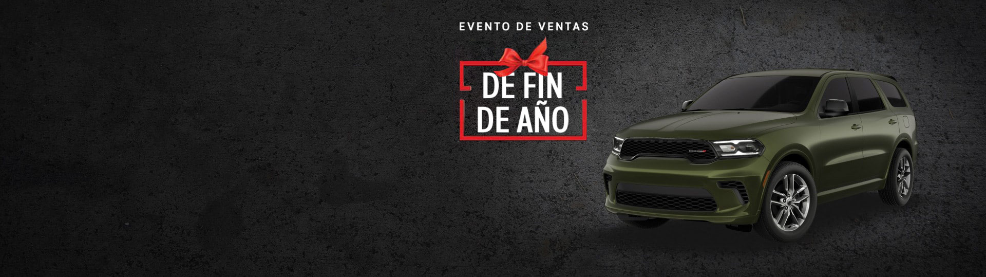 Un Durango GT Plus 2026 en color verde. Evento de ventas de fin de año.